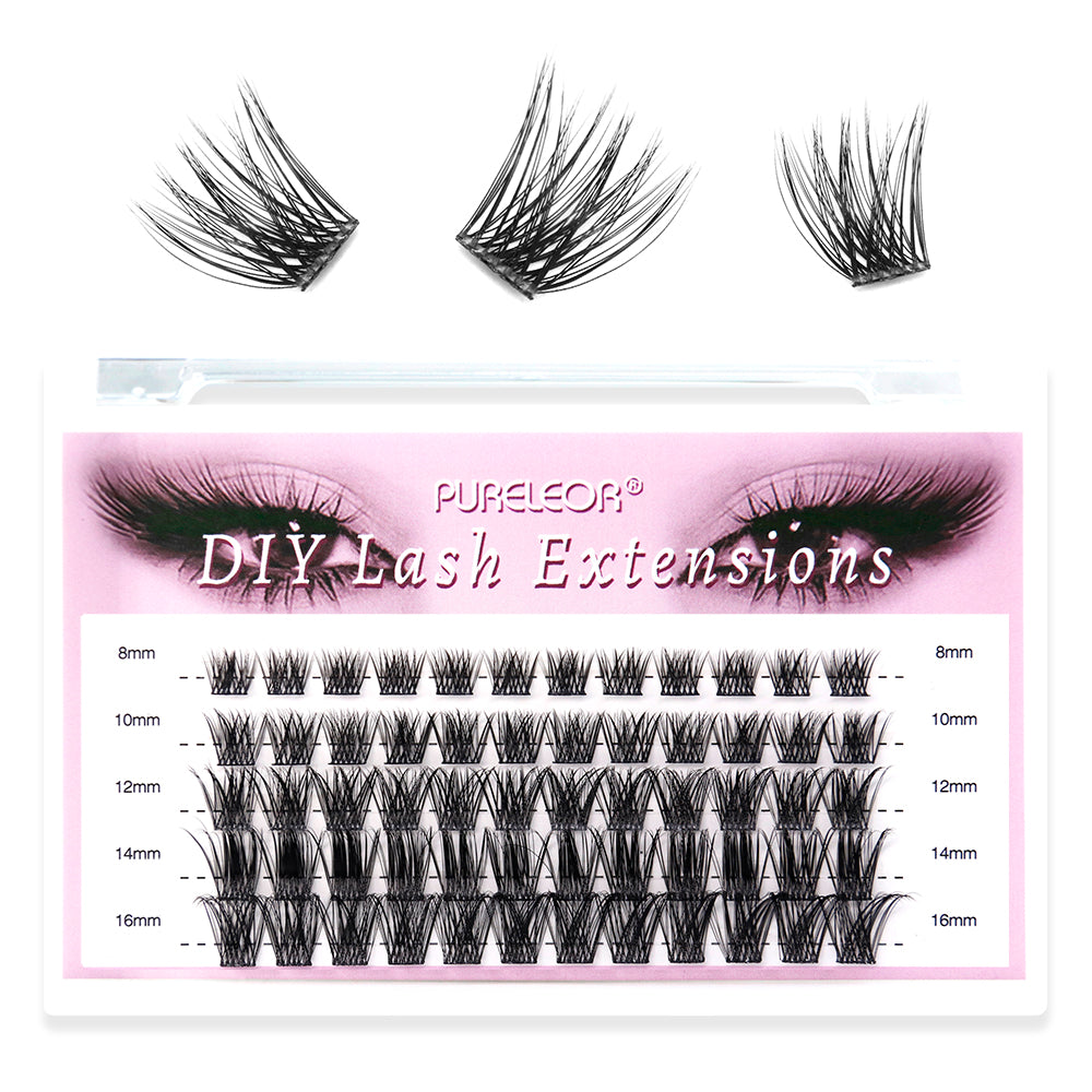 Cluster Individual Lashes diy eyelashes