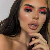 Natural 3D Mink Eyelashes Look Cat Eye-Lash Wispies 15mm Fluffy False Lashes