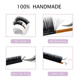 Eyelash Extensions 0.07 C Curl Volume Self Fanning Russian Lashes 2-20D Lashes Individual Lash Extensions