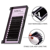 Eyelash Extensions 0.07 C Curl Volume Self Fanning Russian Lashes 2-20D Lashes Individual Lash Extensions